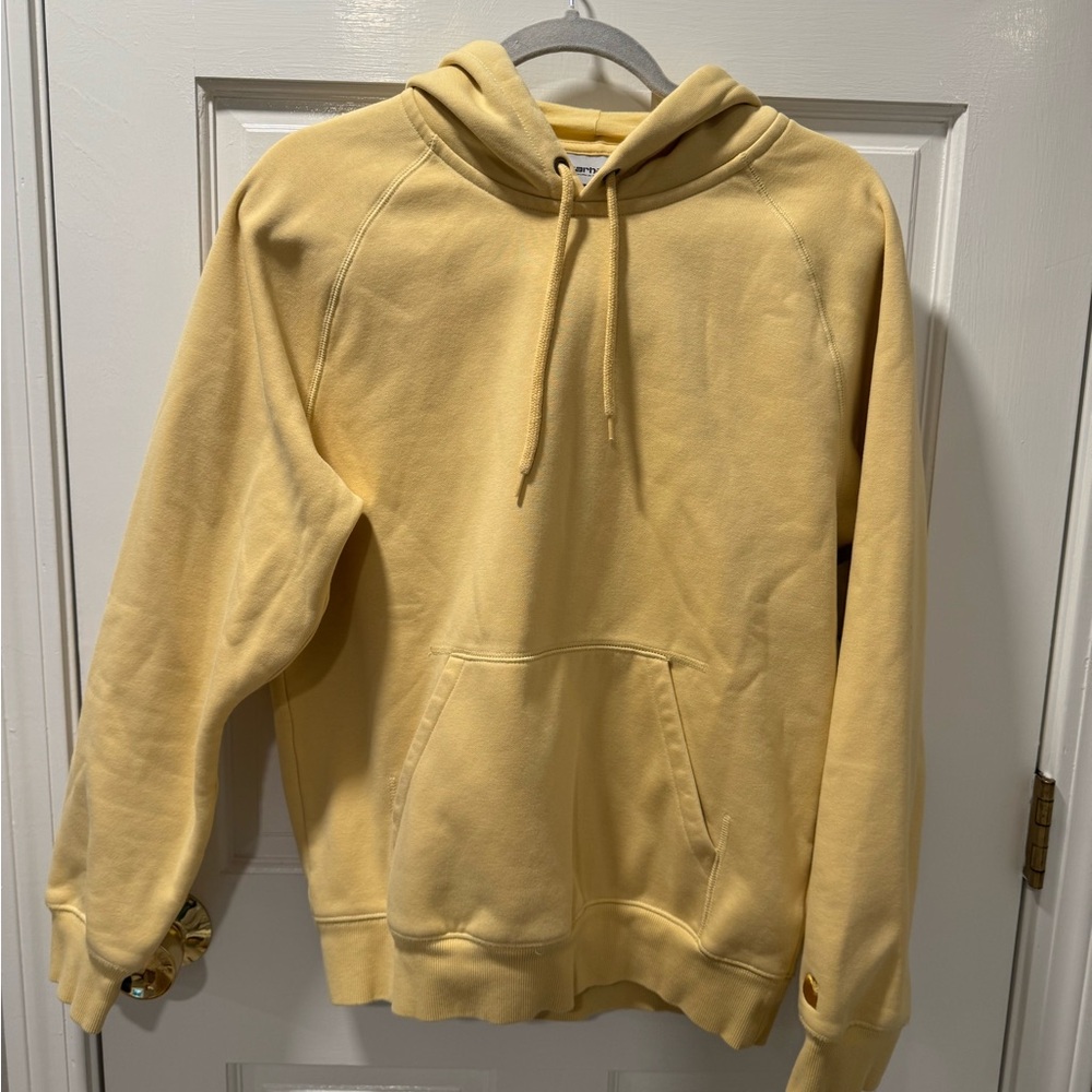 Carhartt Men's Light Yellow Hoodie